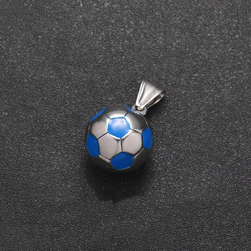 Football Stainless Steel Vintage Necklace