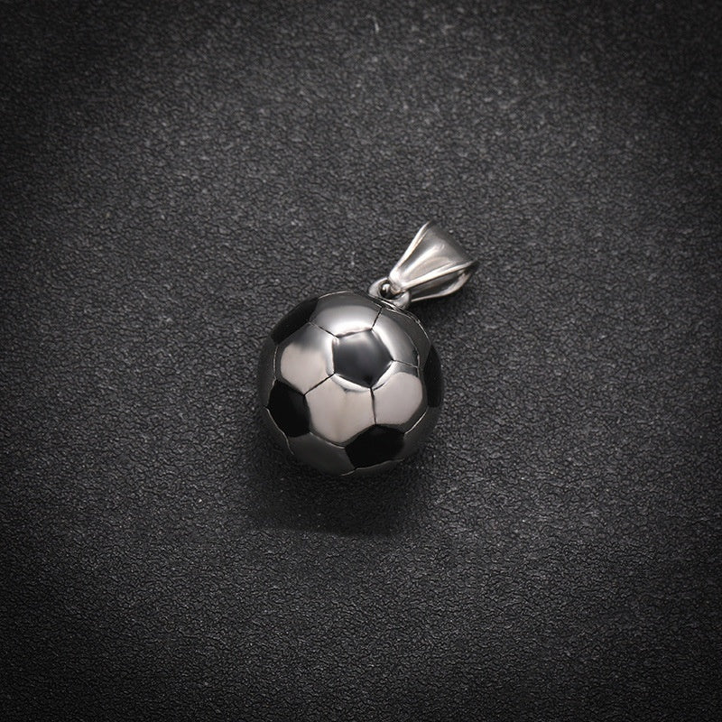 Football Stainless Steel Vintage Necklace
