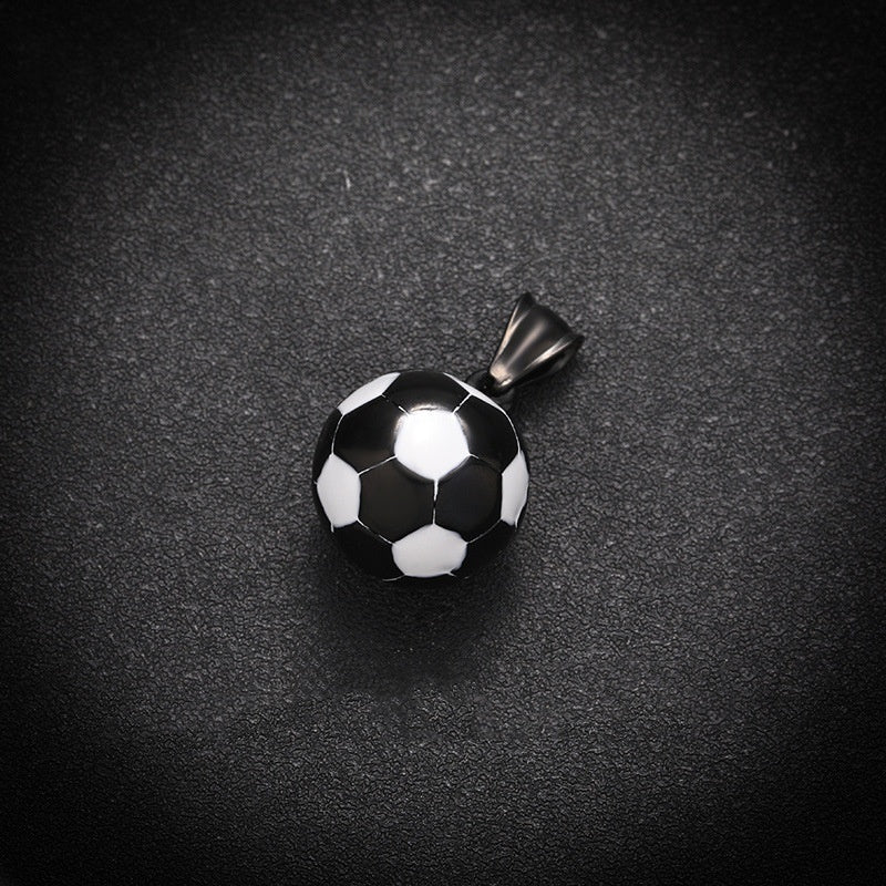 Football Stainless Steel Vintage Necklace